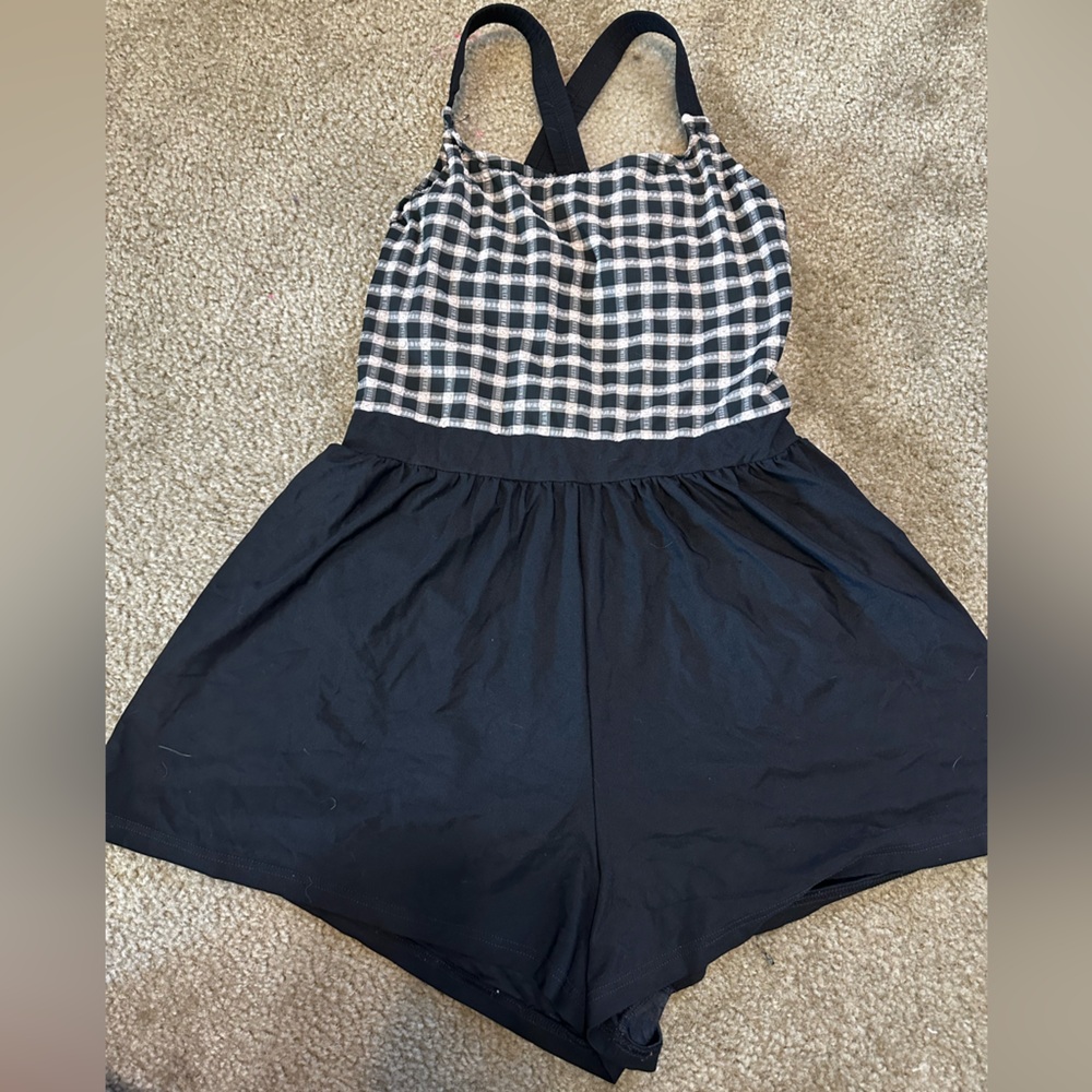 Vintage 80s/90s Swim Summer Romper